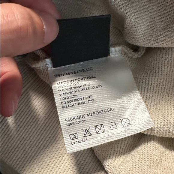 Denim Tears Camo Cotton Wreath All-Over Print Hoodie Size M - Picture 7 of 7